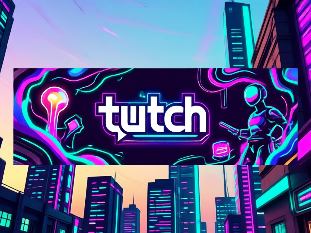 Banner da Twitch corretamente dimensionado exibido em um celular e desktop