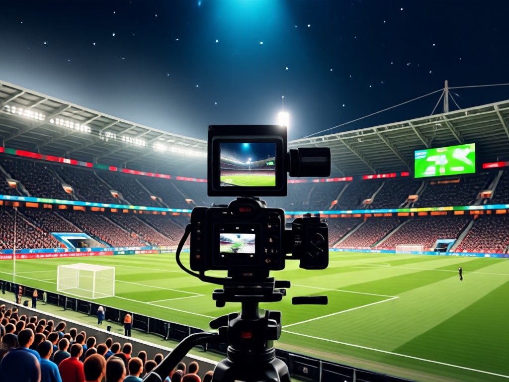 AI analyzing photo for stadium effect application
