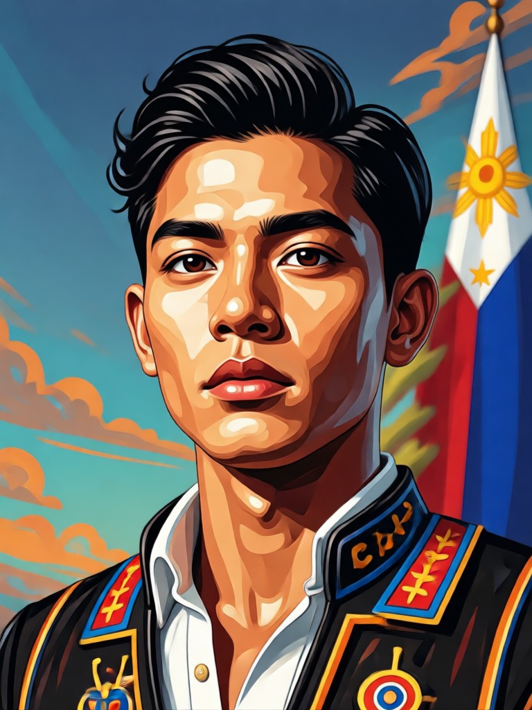 Potret AI filsuf Apolinario Mabini