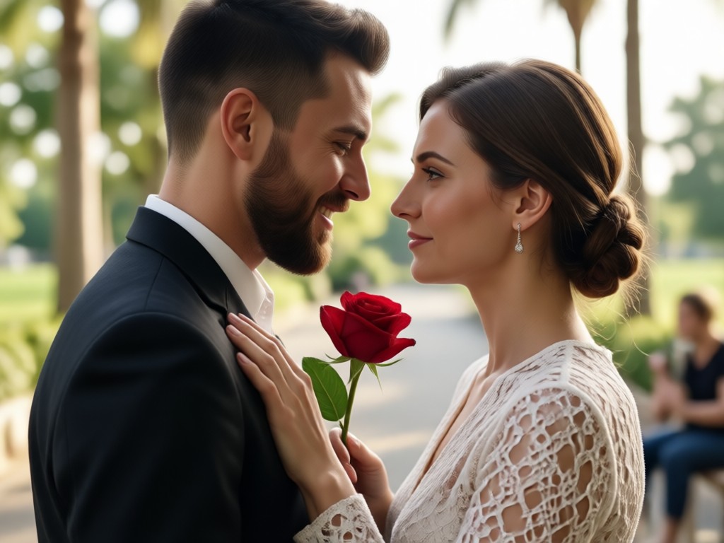 Different rose photoshoot styles