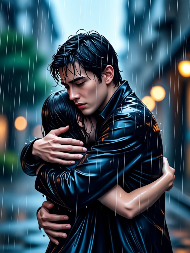 Memory tribute rain hug video