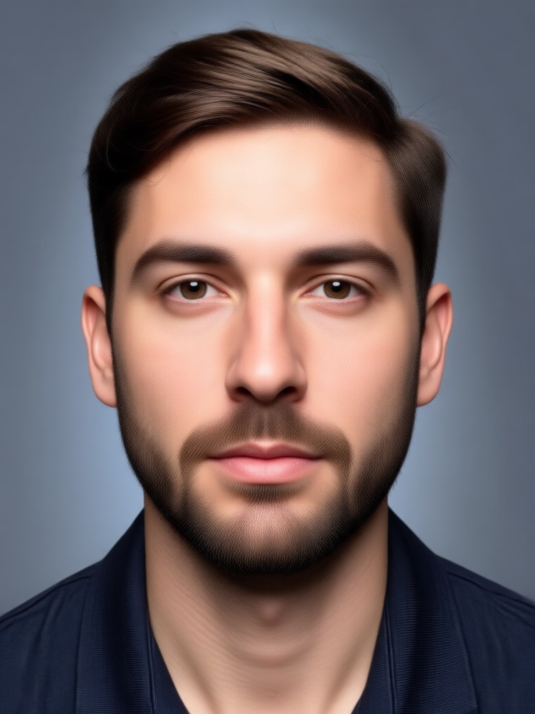 Fantasy character from merged faces