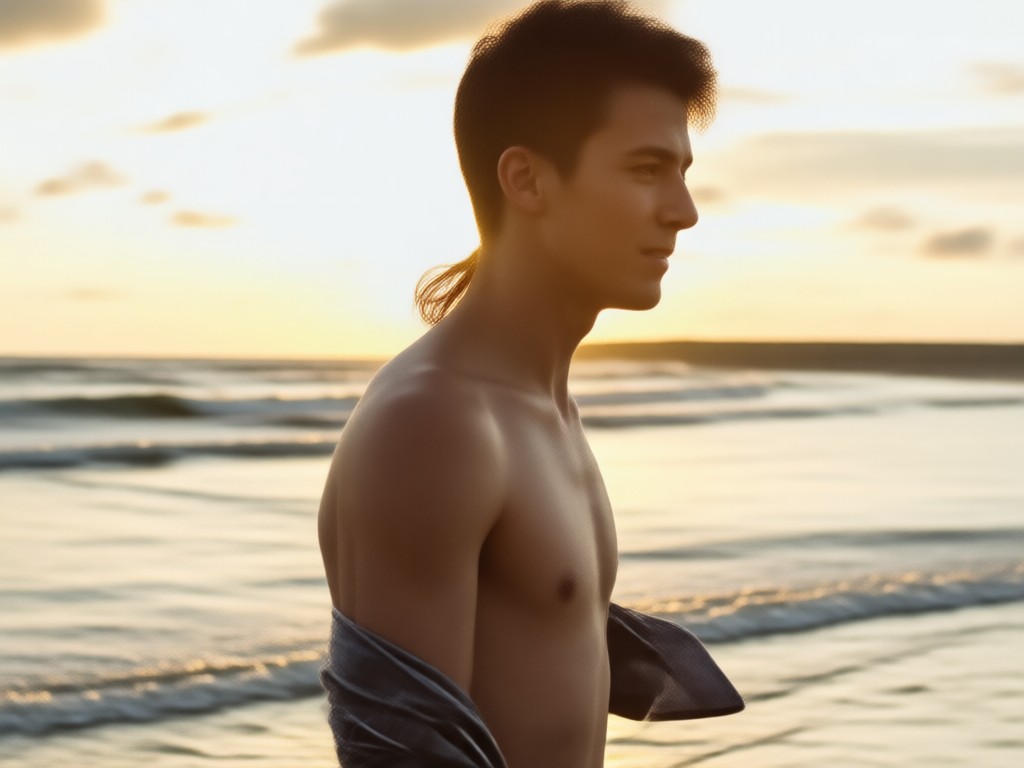 Text to image nude body feature