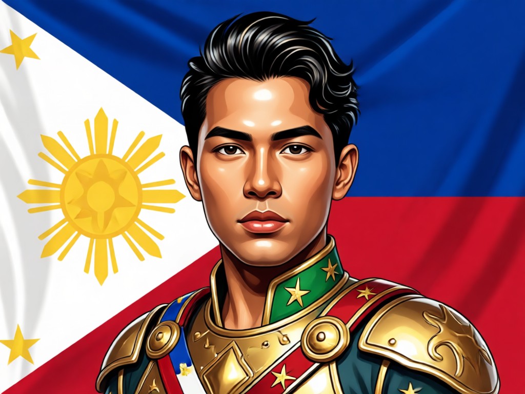 Potret AI pahlawan Filipina yang akurat secara historis