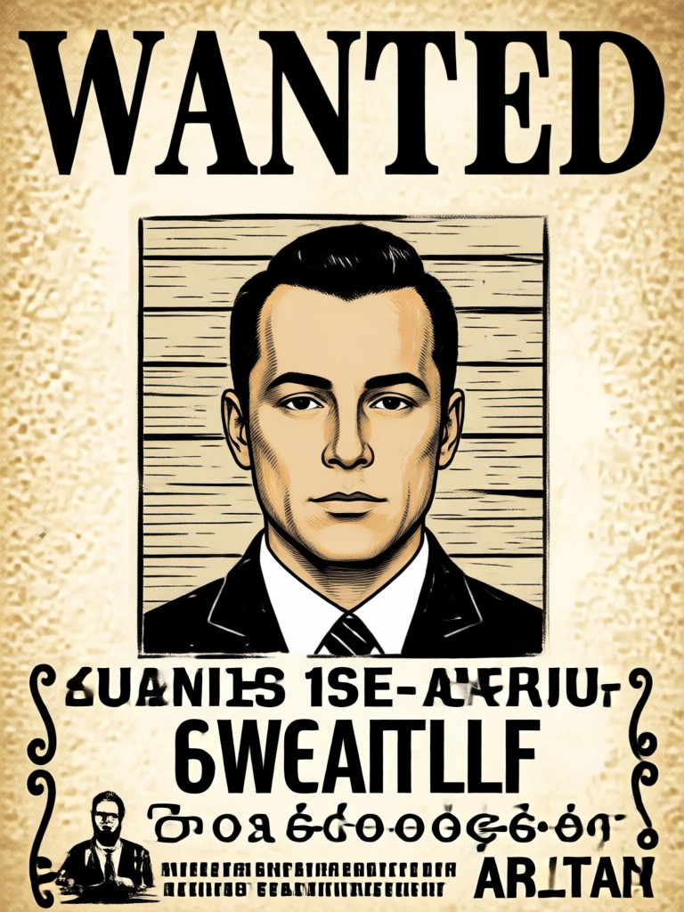 Humorous 'Wanted for Being Too Awesome' Meme Template