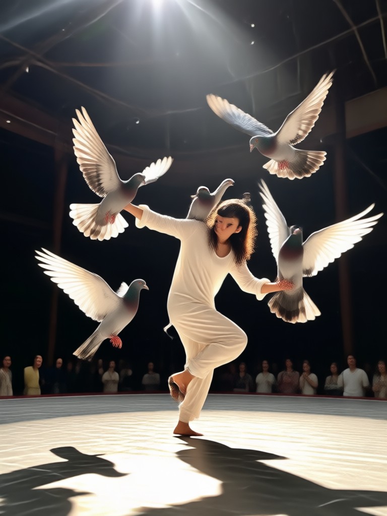 Viral TikTok Dance Pigeon