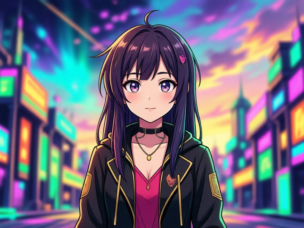 Comparison showing a real photo next to its anime version