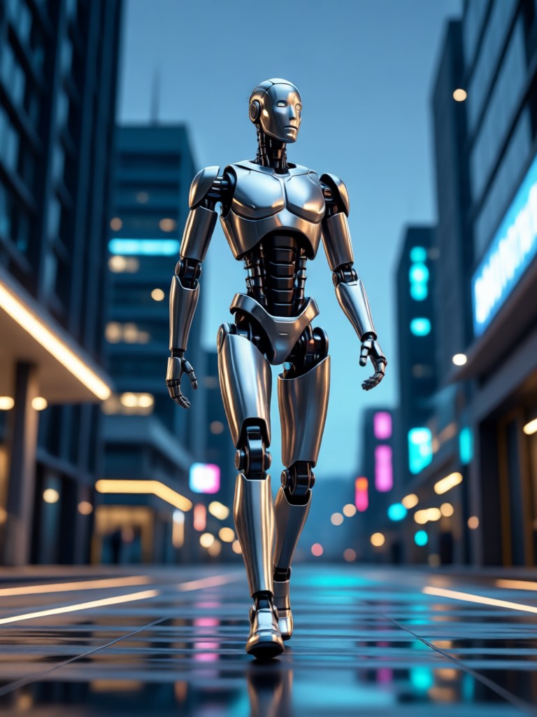 Casual Street Walk AI Video