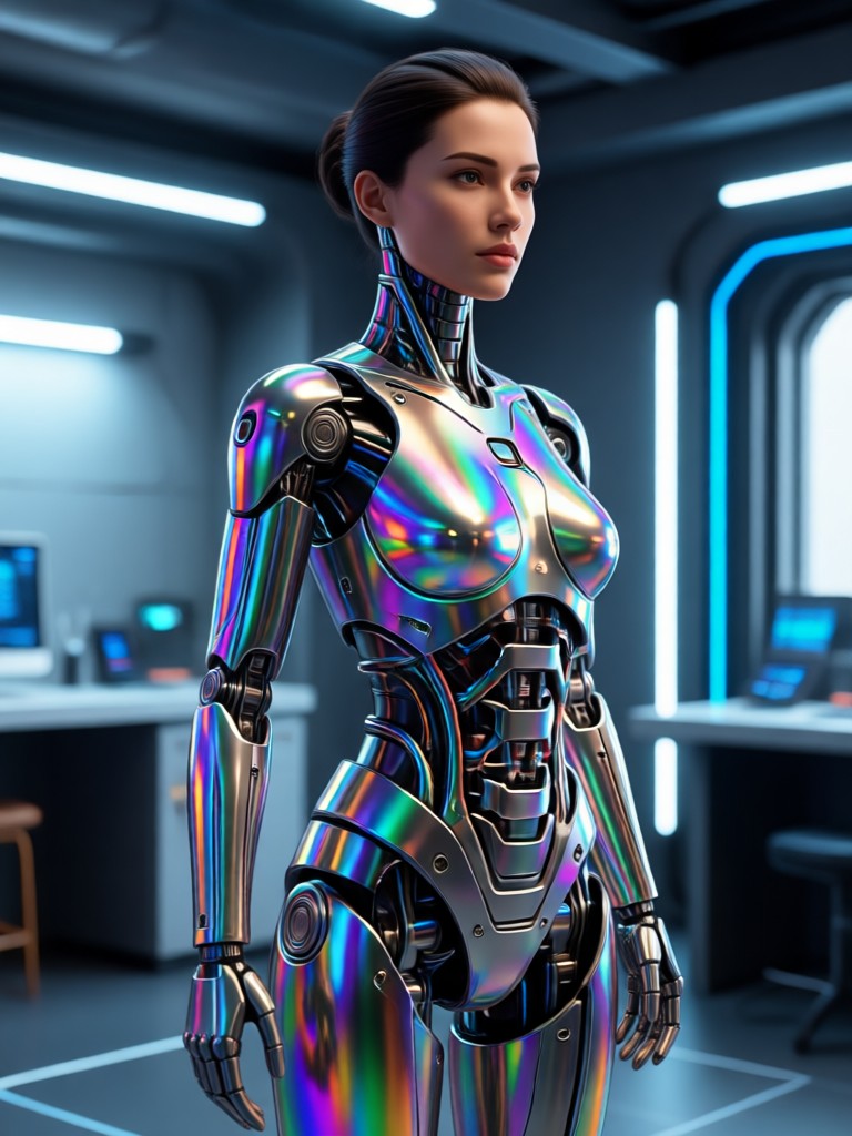 AI female model generation example