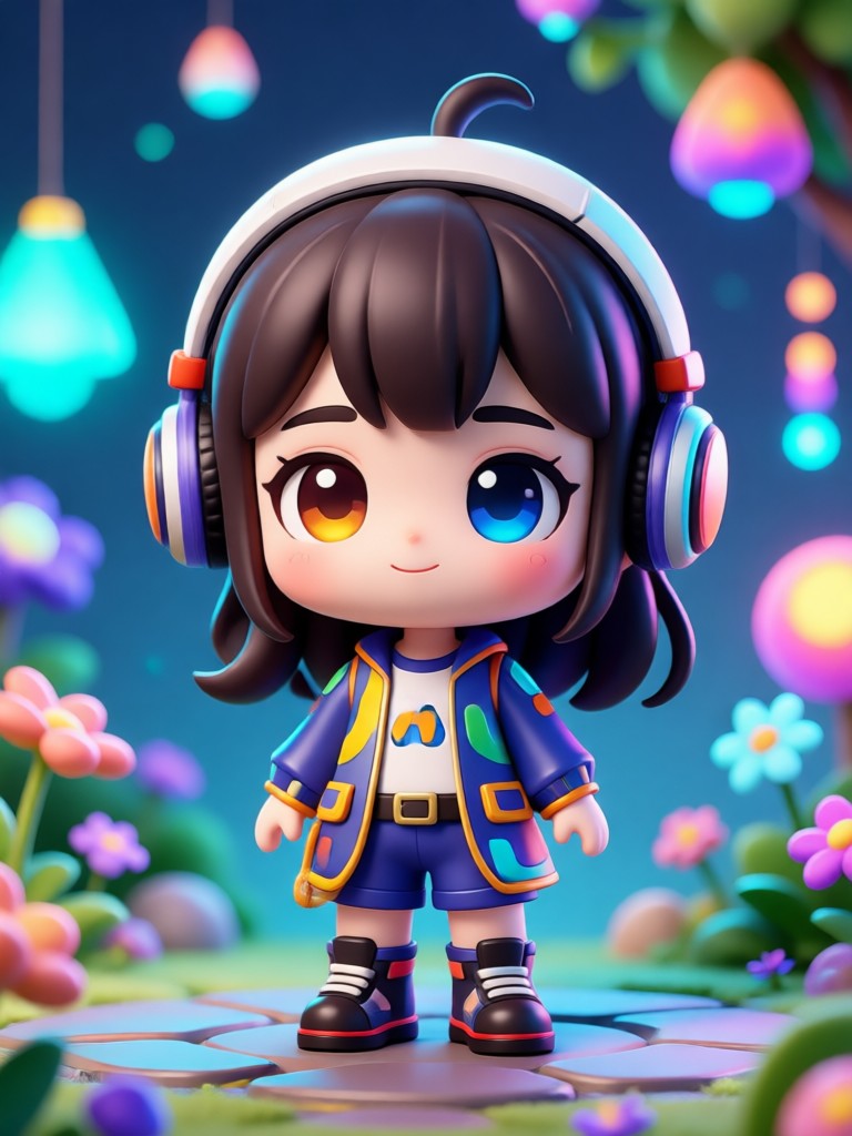 Seasonal chibi filter for holidays