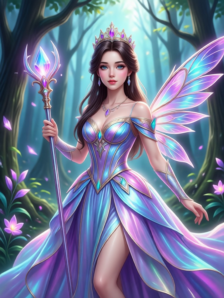Exemplo de transformação no estilo princesa da Disney por IA