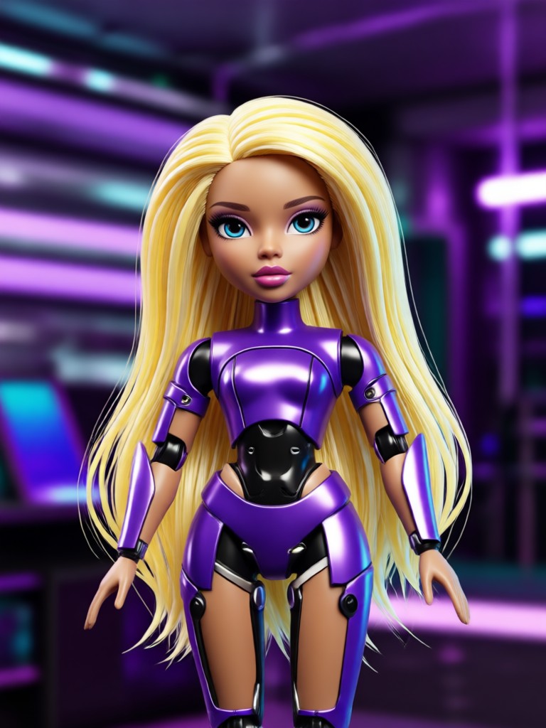 Look de muñeca Bratz con moda vintage Y2K