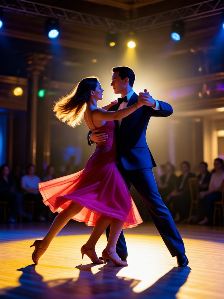 Salsa couple dance video sample