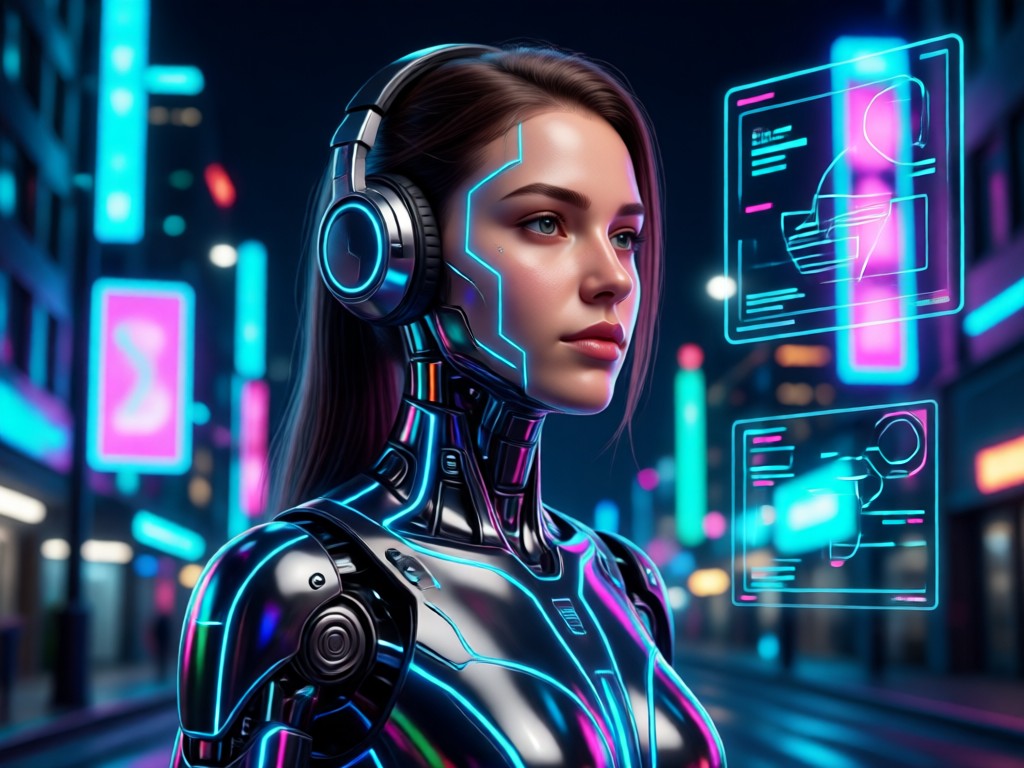 Gallery showing multiple AI art styles for girls