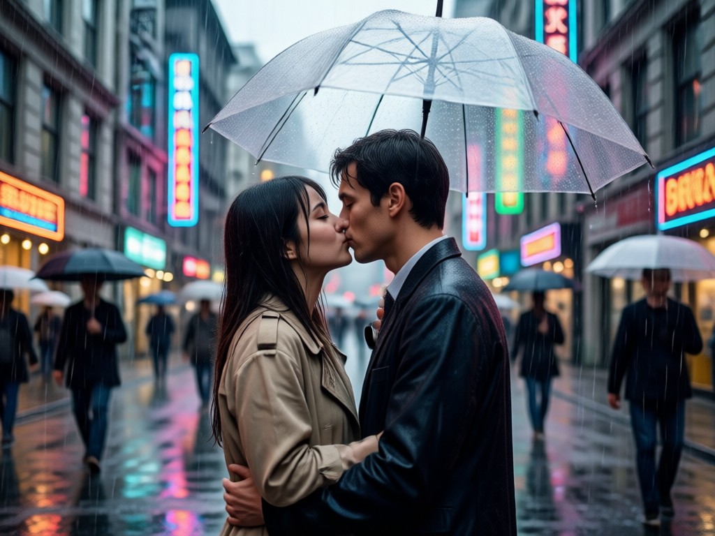 Generate and share kiss video
