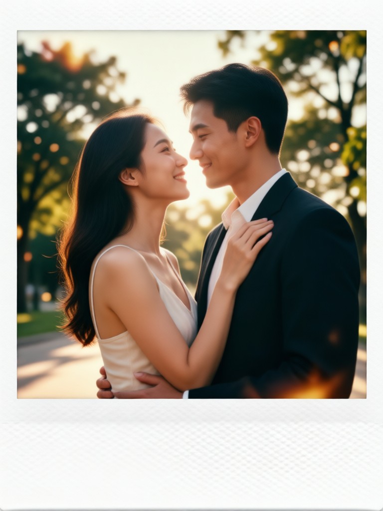 Template video pasangan Polaroid pernikahan
