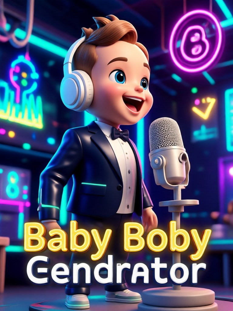 AI generated twin baby podcast