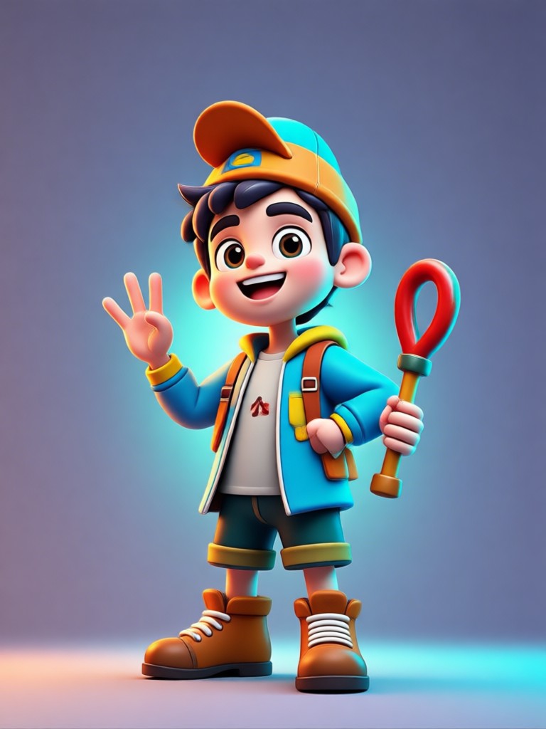 3d cartoon avatar maker result futuristic sci fi character