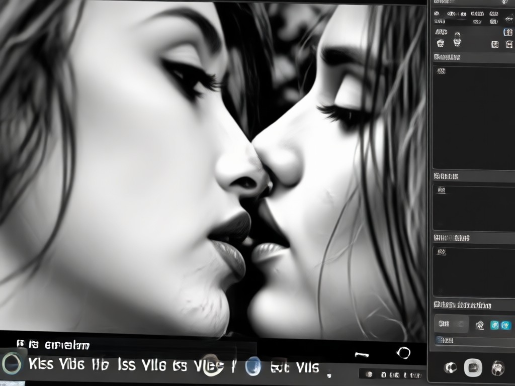 easy one click black and white video generation