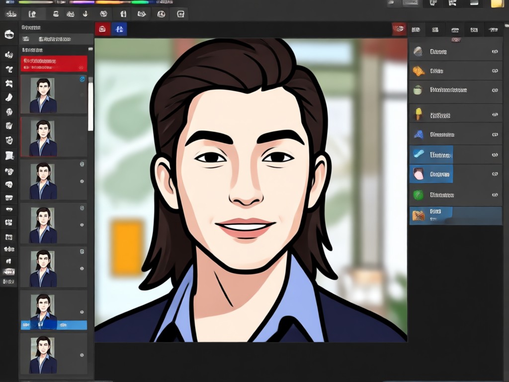 One click AI avatar generation process