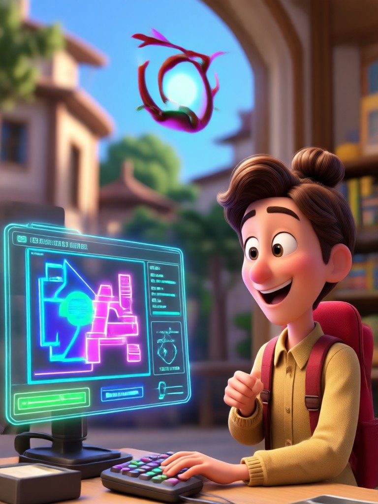 Pixar AI pet transformation example