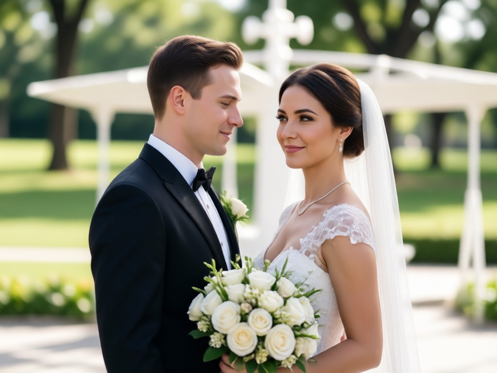 Simple three step process to create AI wedding photo