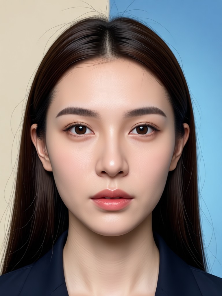 Mobile app interface for AI face swap