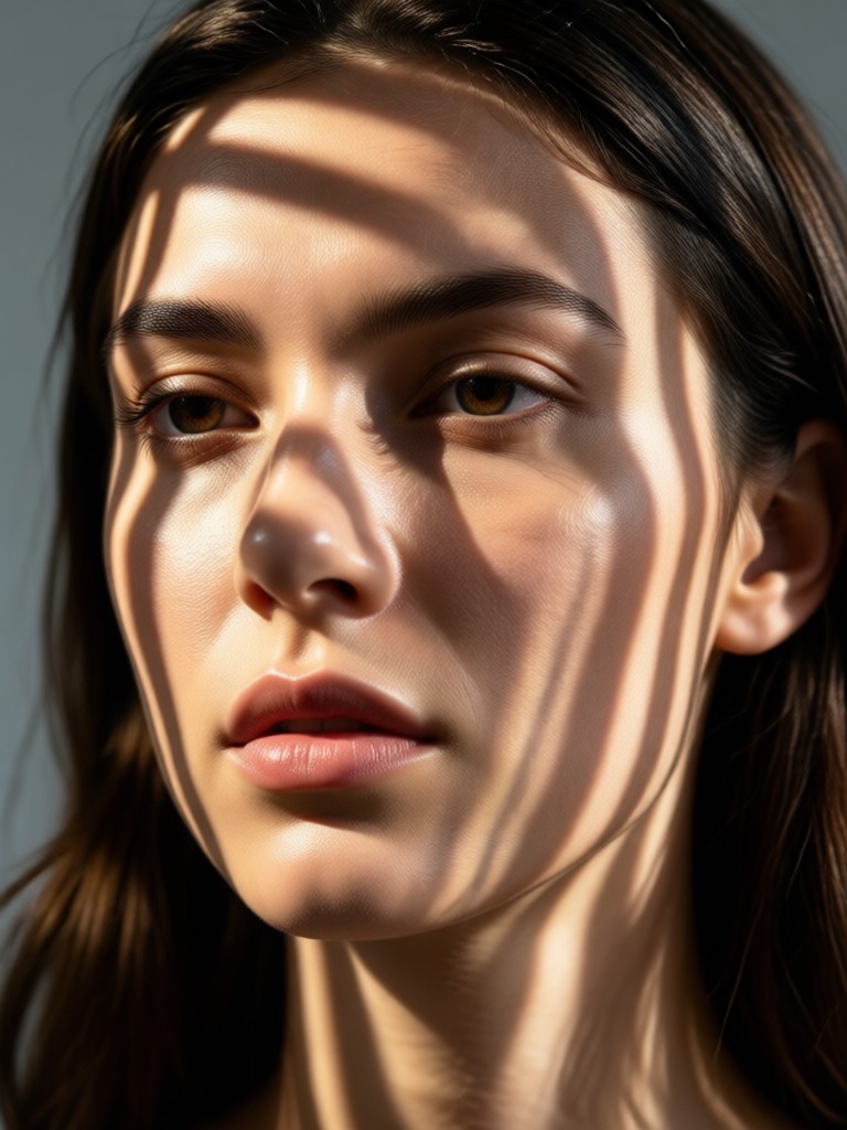 AI shadow generator adding depth to a profile
