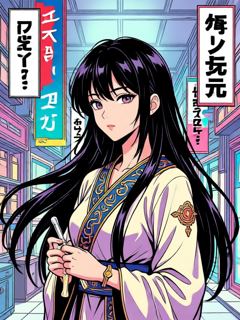 ファンタジーマンガエルフキャラクターデザイン