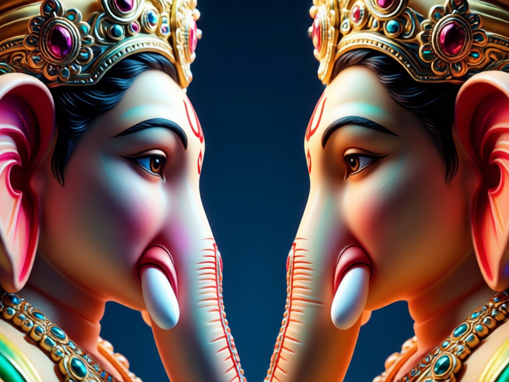 Fast AI generation for Ganpati portraits