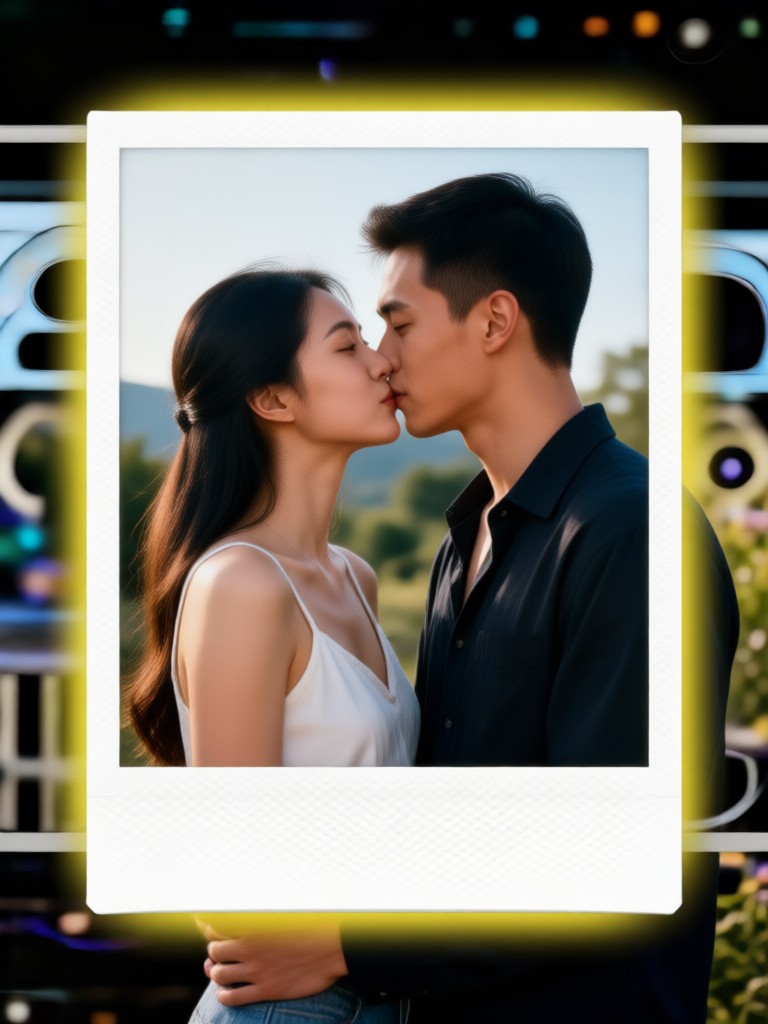 Template video foto Polaroid yang dapat diedit