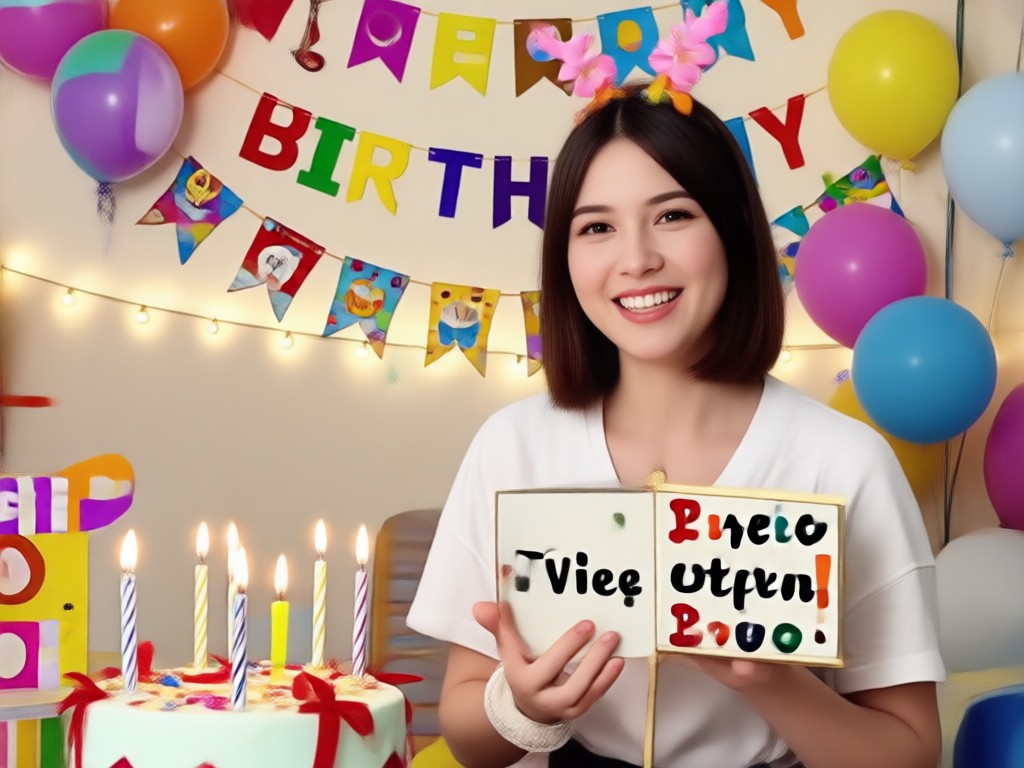 Easy three step birthday video creation process
