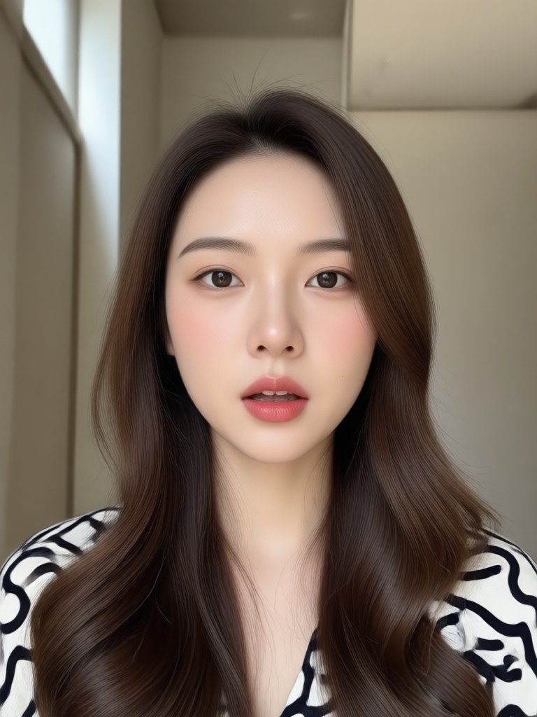 Before and after of a deepfake style face swap