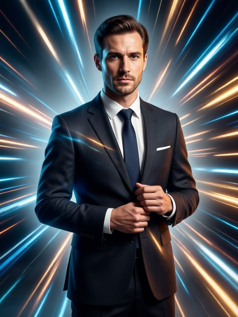 AI suit effect for LinkedIn profile photos