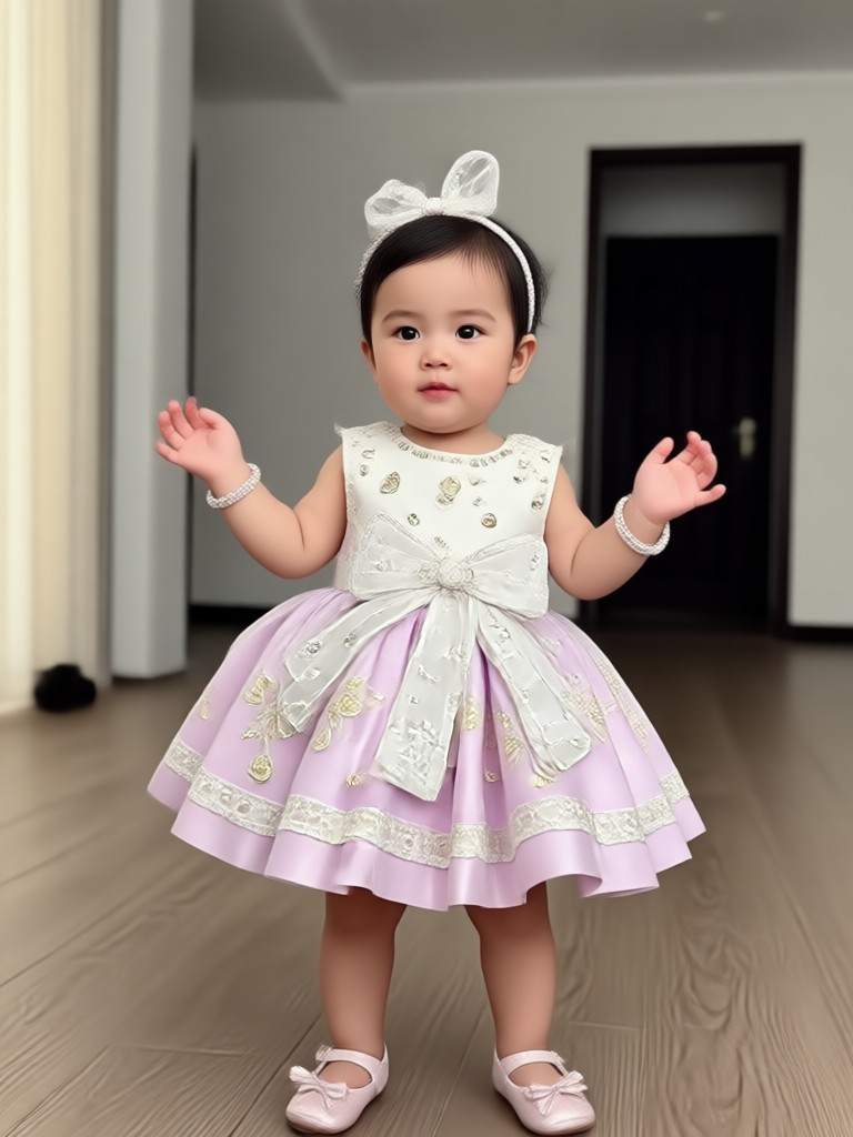 Baby in a sailor suit doing a tap dance
