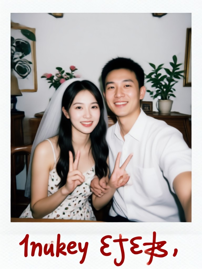 여행 테마의 애니버서리 폴라로이드 추억
