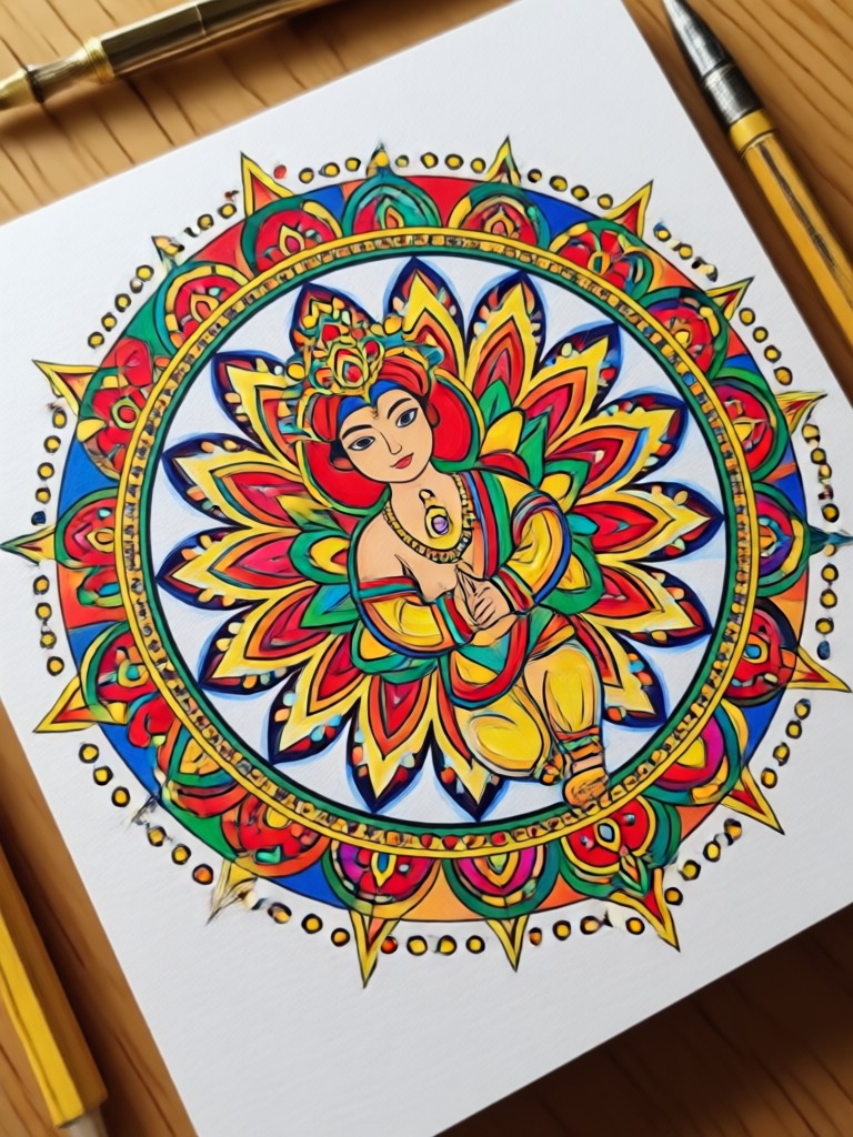Elegant Rakhi Card with Personalized Message
