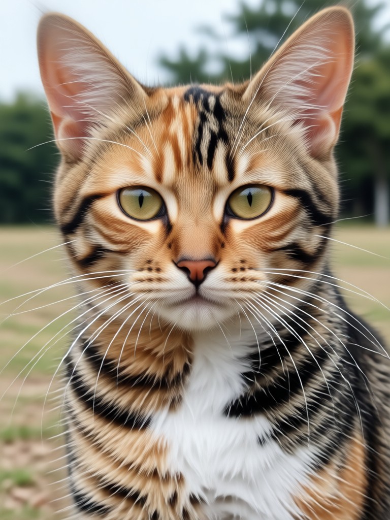 Animal blended with forest and mountains