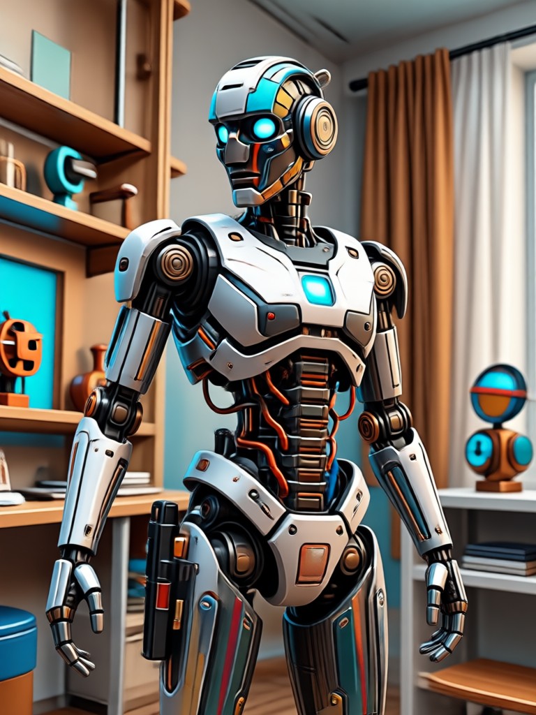 Cinematic movie still created with an AI generator