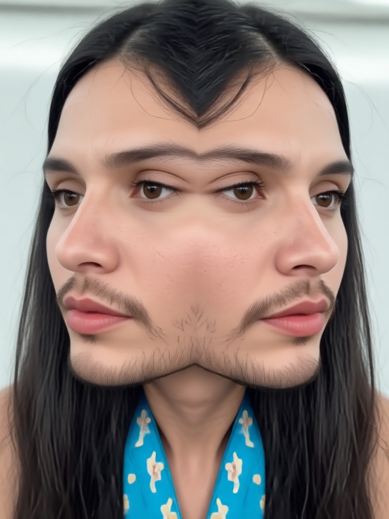 Putting a modern face on a classic portrait painting