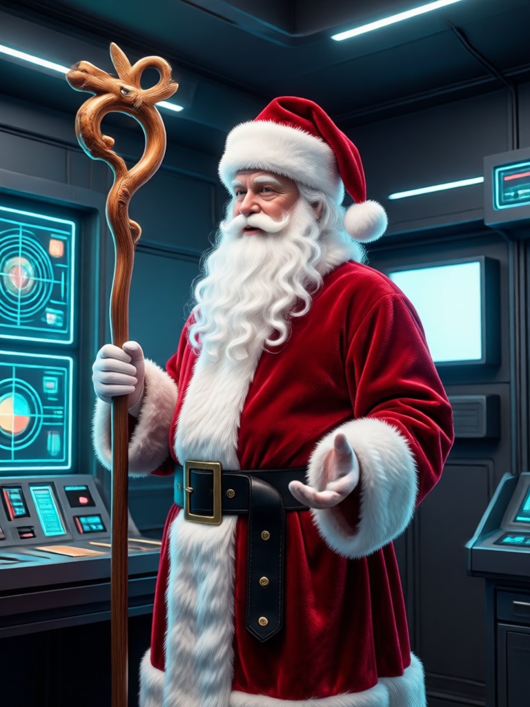 AI Santa Transformation result
