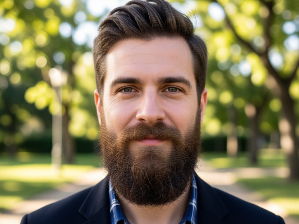 KI Bart realistische Einpassung