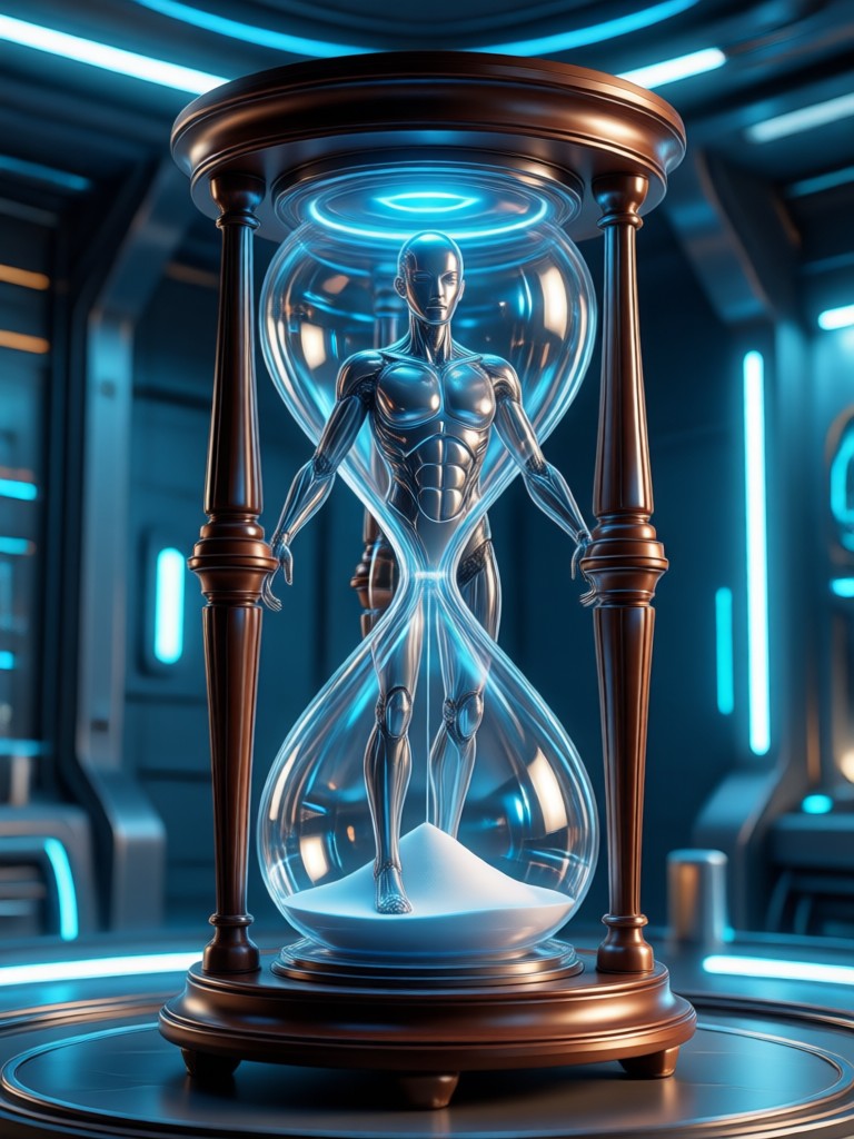 AI created hourglass figure in swimwear