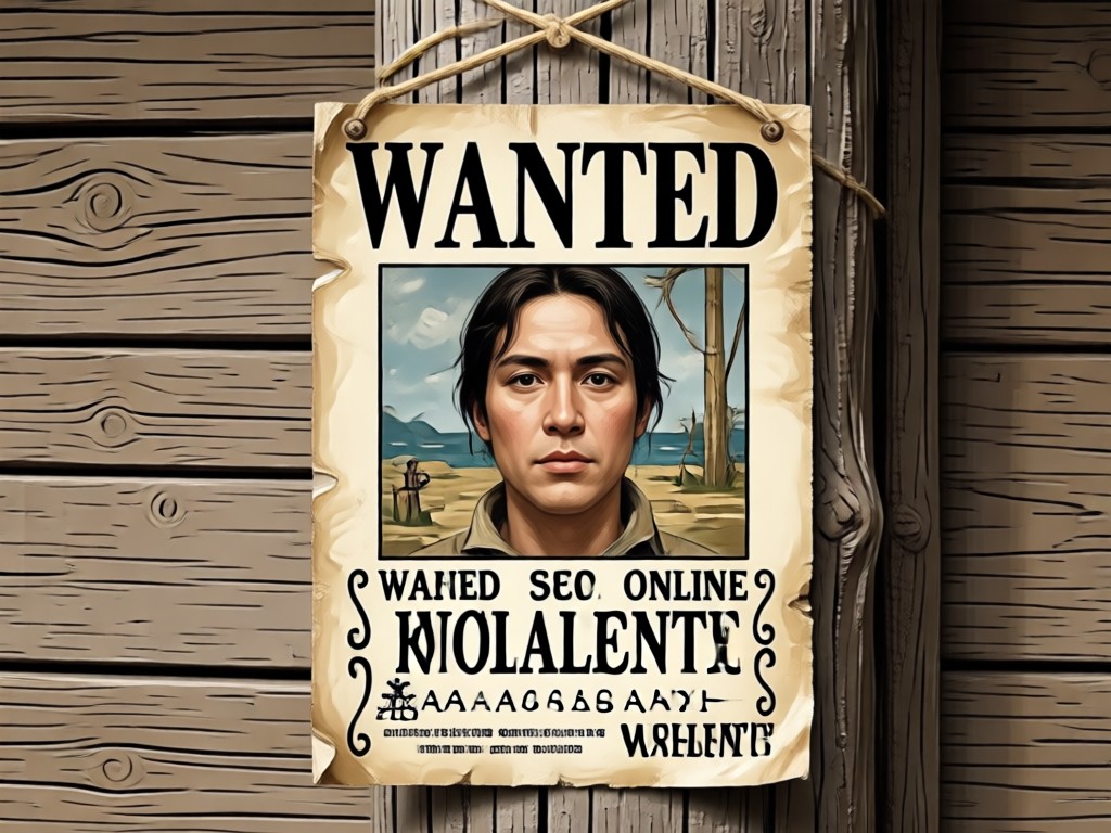Custom Wanted Poster Text Details
