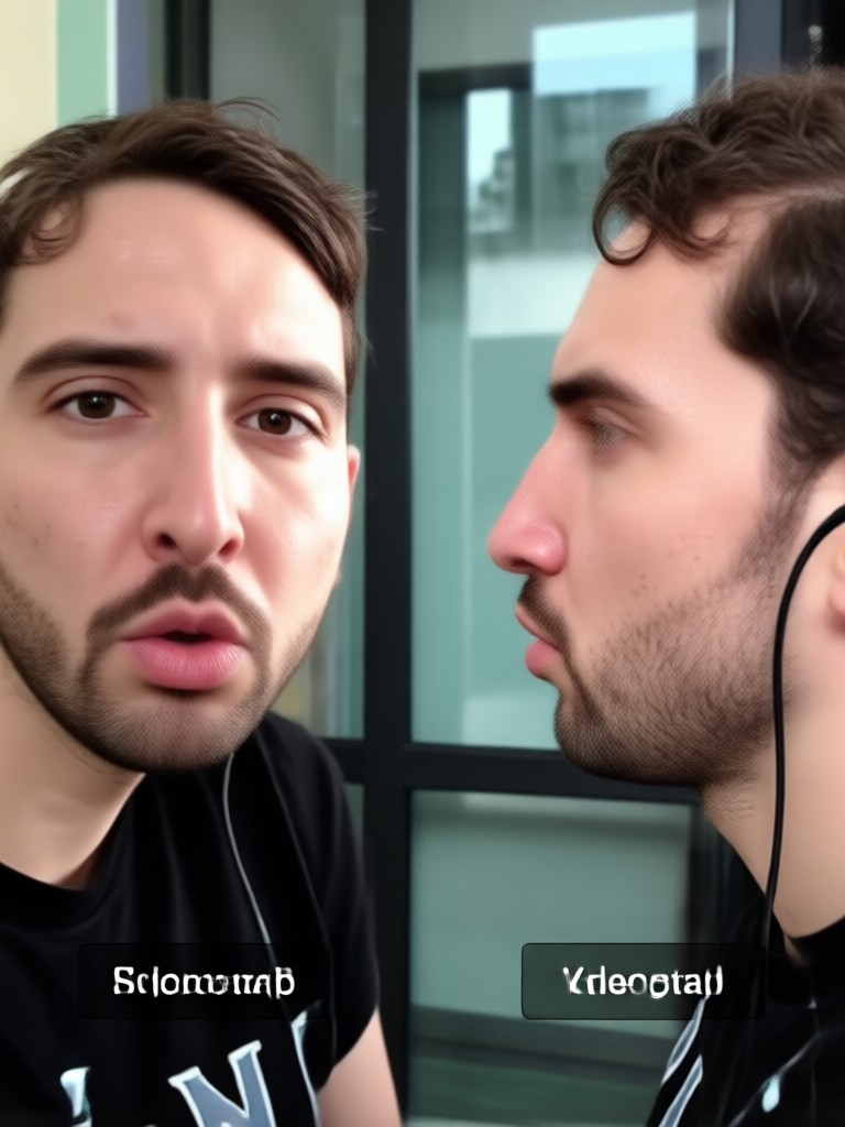 Metal band headbanging music video face swap