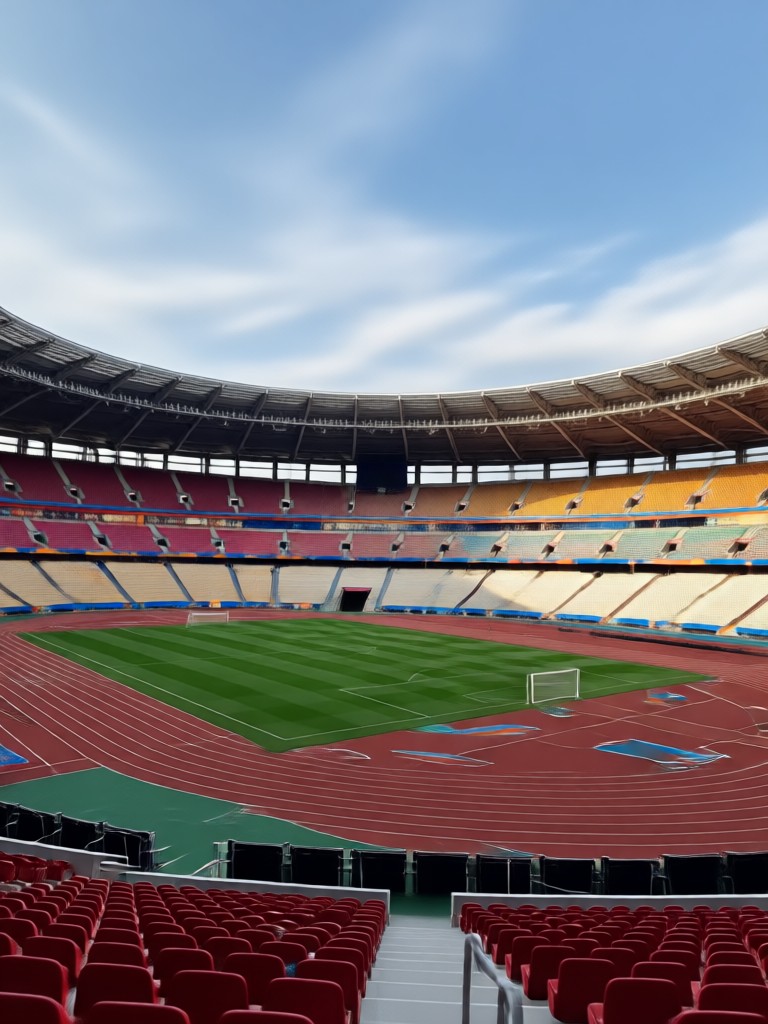 Player portrait in stadium AI