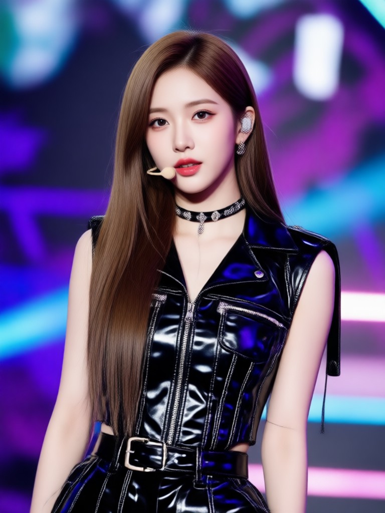 강렬한 걸크러시 K-Pop AI 메이크업 룩
