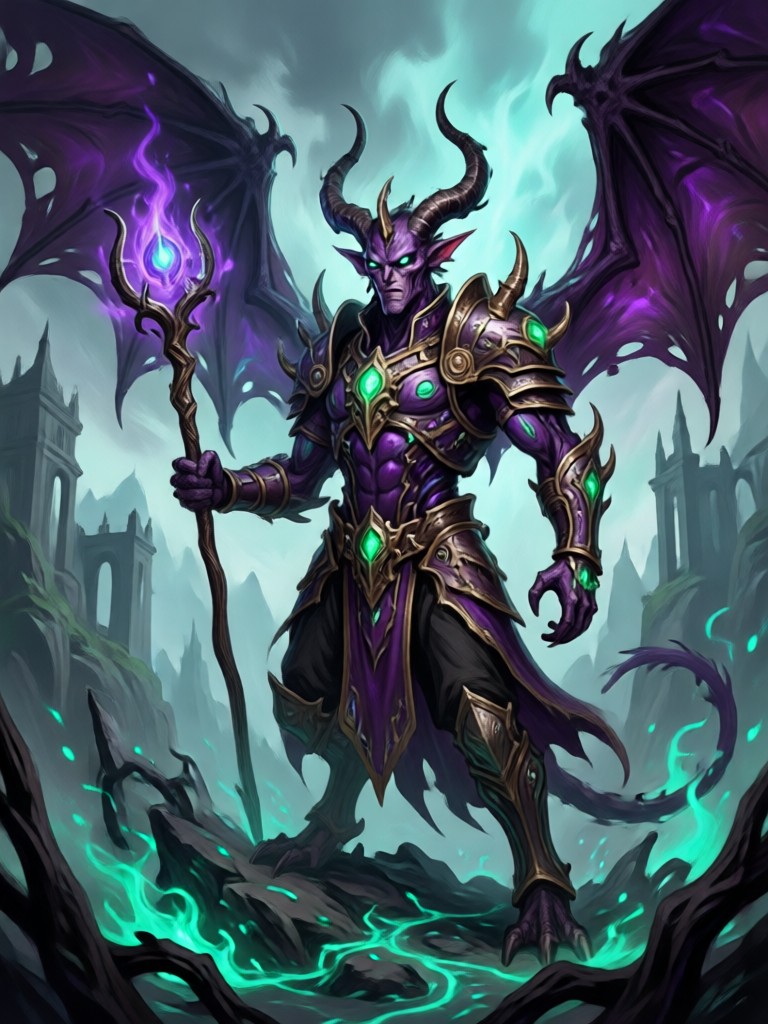 Dark fantasy art of a gothic cathedral with glowing runes