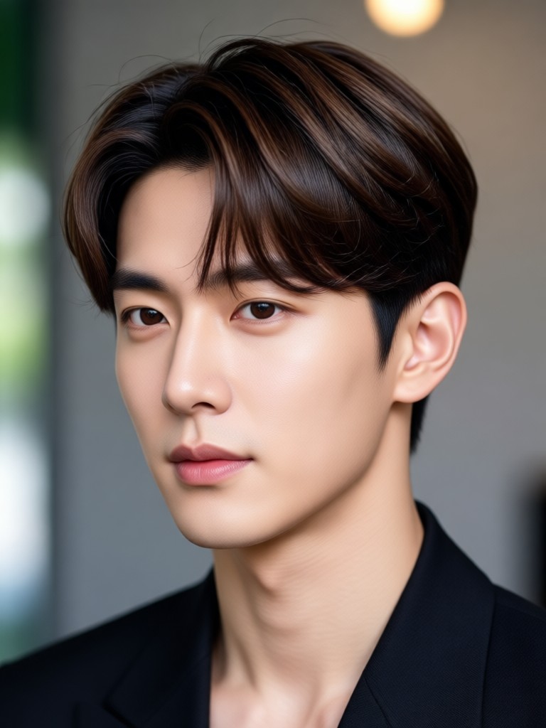 Korean Two Block Cut hairstyle