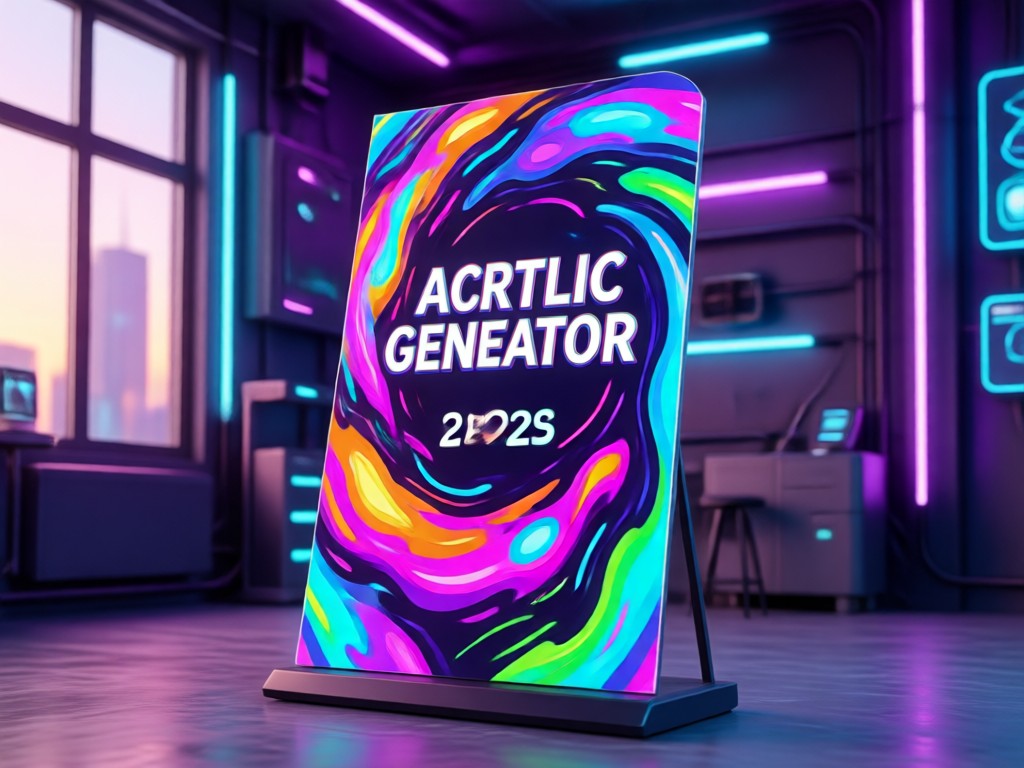High resolution print ready standee design